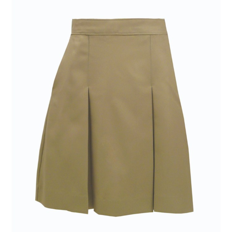 Picture of Sand Khaki 2-Pleat Skirt (v1)