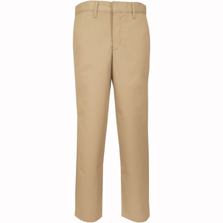 Picture of Khaki Flat Front Boys/Men Pants