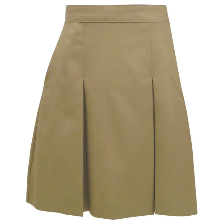 Picture of Sand Khaki 2-Pleat Skirt